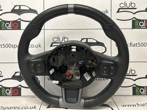 Volante sportivo fiat 500 nero - volante,
